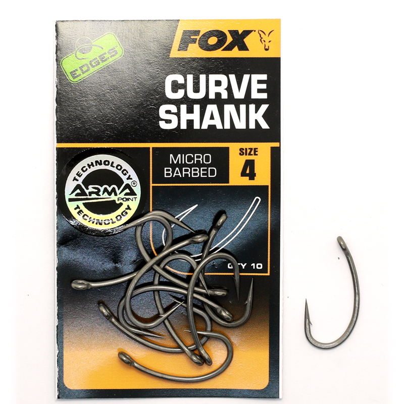 Гачки Fox Edges Curve Shank #4 10pcs