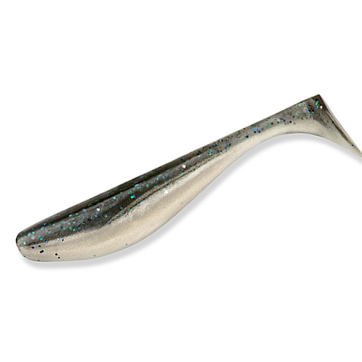 Силикон FishUp Wizzle Shad 3" 8pc #060 Dark Violet/Peacock & Silver фото 3