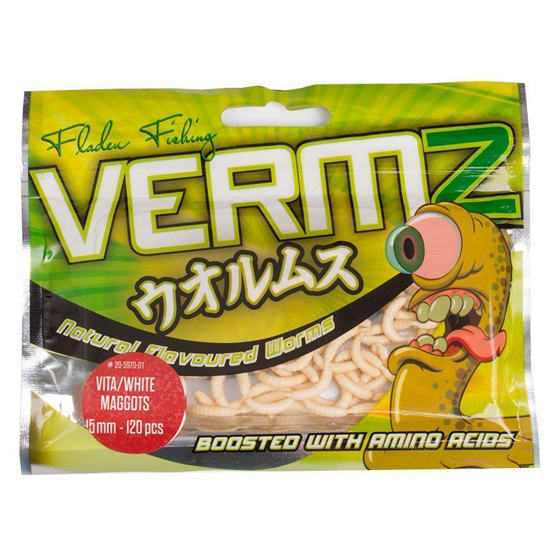 Штучний опариш червоний Fladen Vermz Maggots 15mm 120pcs фото 2