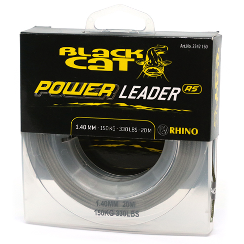 Шнур для сома Black Cat Power Leader RS 1.20mm 20m 100kg фото 3