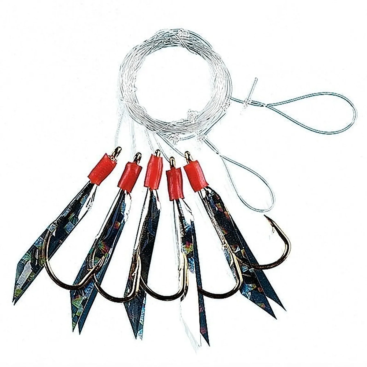 Морський монтаж Fladen Rigs 5pcs 0.60mm 2/0 #1204