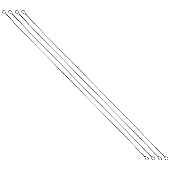 Поводок Python скрутка AFW d0.46mm 26cm 31kg 4pc фото 4