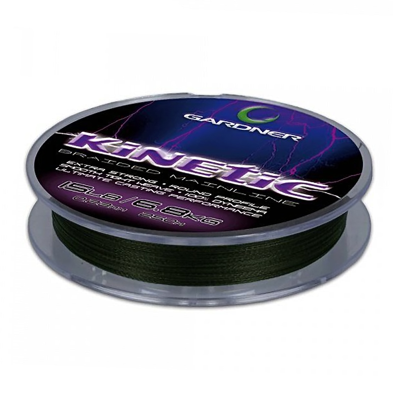 Шнур Gardner Kinetic Braided Mainline 30lb 13.6kg 0.34mm 600m фото 2
