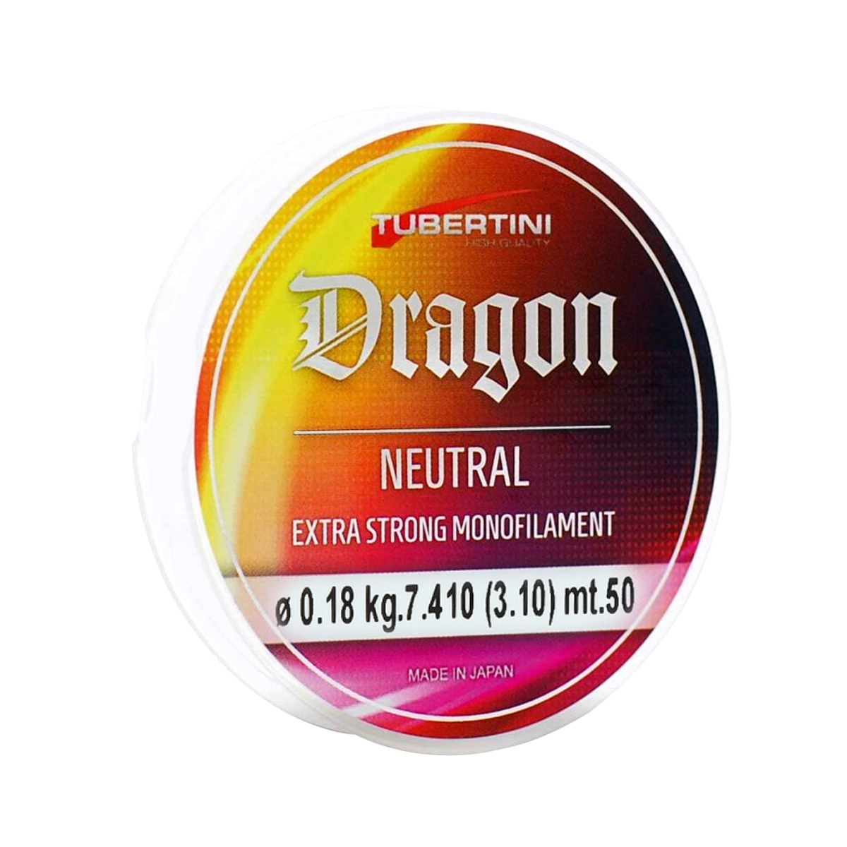 Леска Tubertini Dragon Neutral 50m 7.41kg 0.18mm