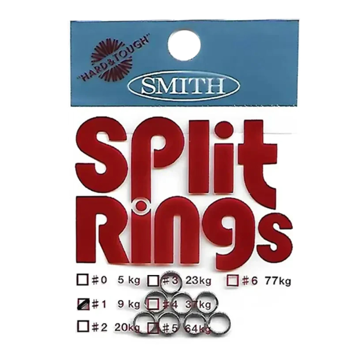 Кільця завідні Smith Split Ring black #1