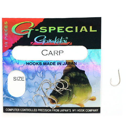 Крючки одинарные Gamakatsu G-Special Carp Nickel №16 10pc