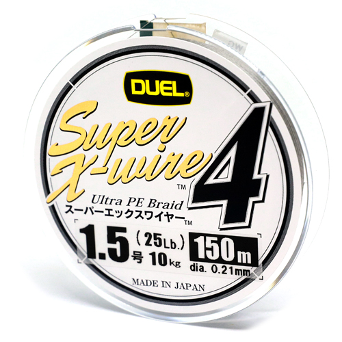 Шнур Duel Super X-Wire 4 150m Silver 9kg 0.19mm #1.2 фото 3