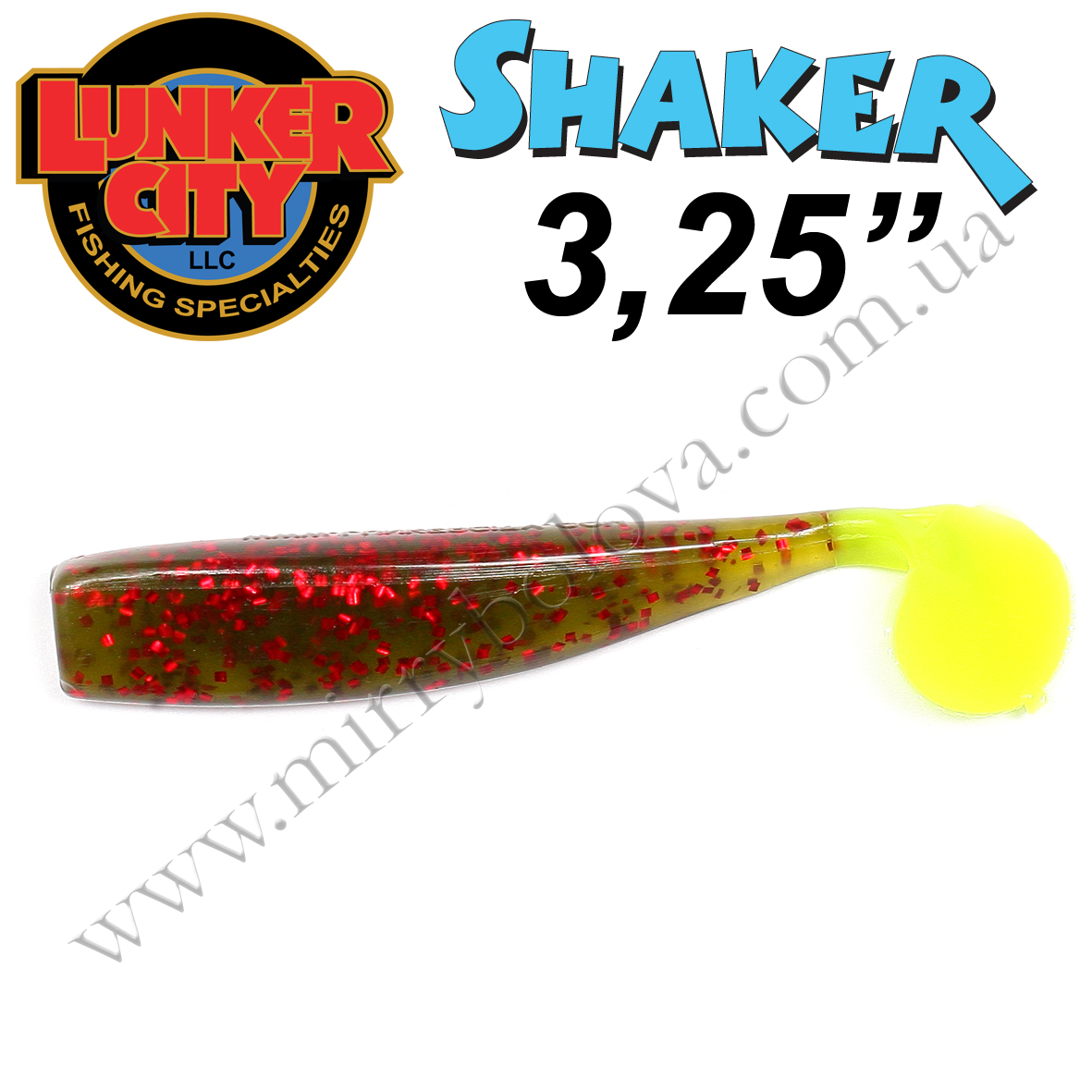 Силикон Lunker City Shaker 3.25" #066 7шт. фото 19