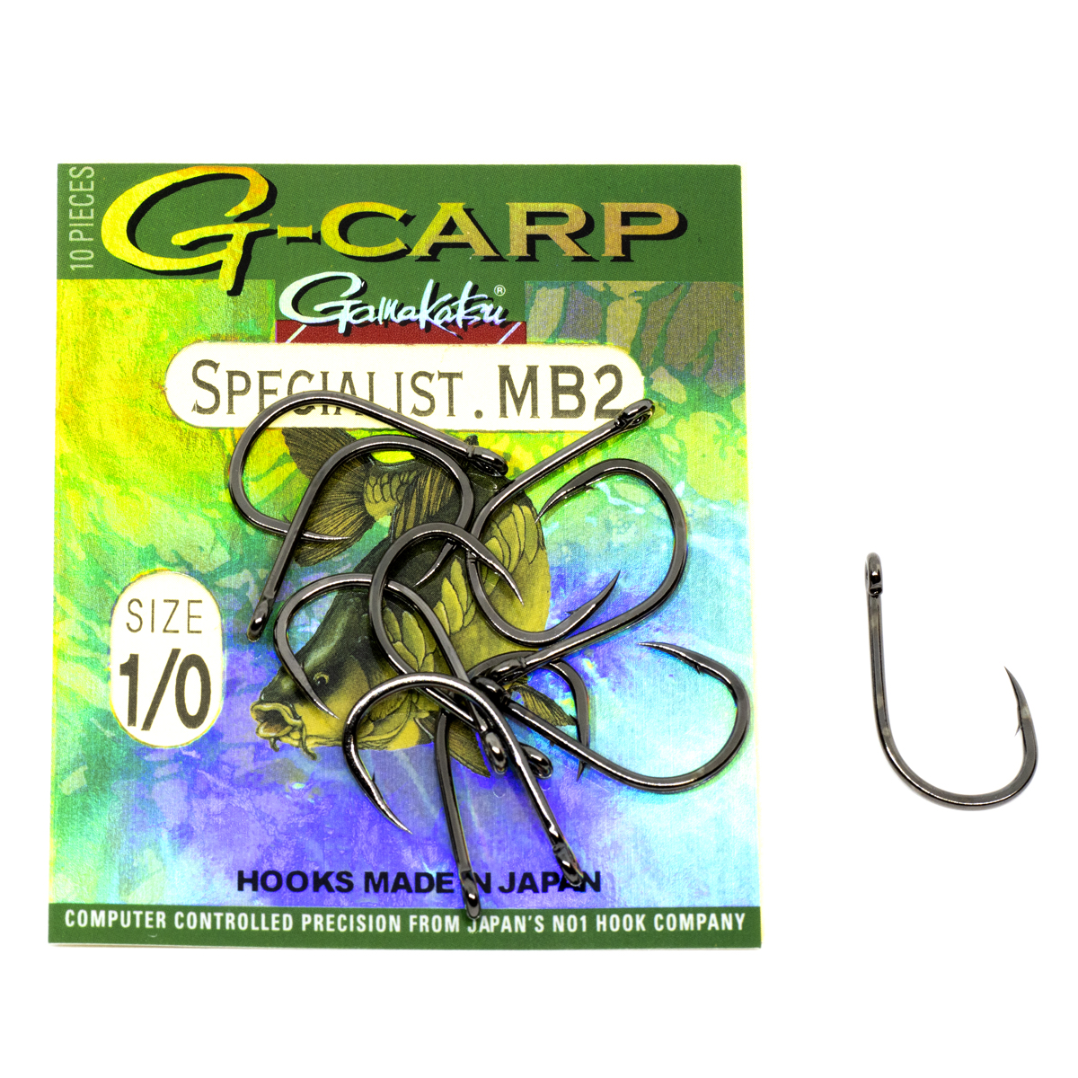 Гачки одинарні  G-CARP SPECIALIST (10шт) № 001