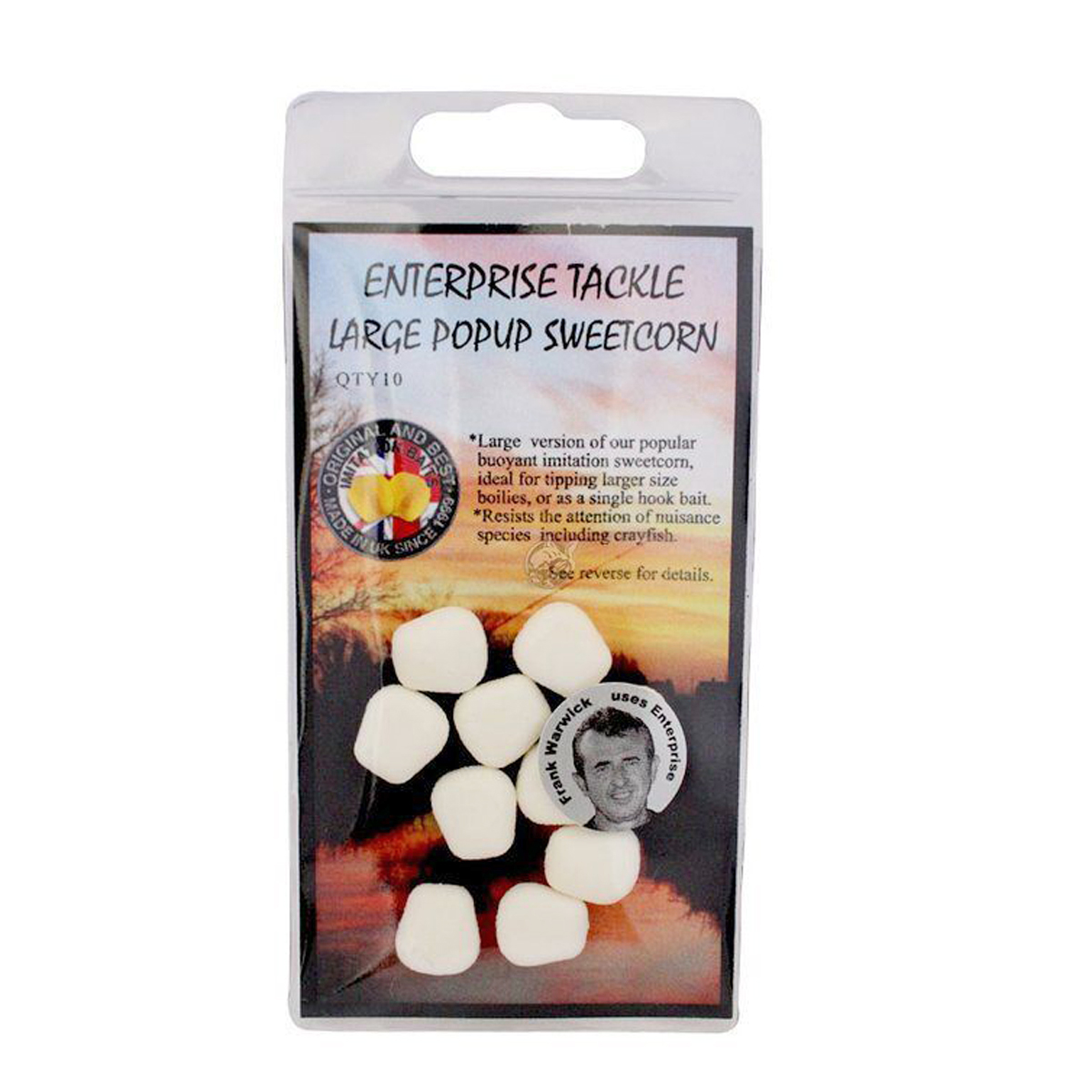 Штучна кукурудза Enterprise Tackle Pop Up White Fruity Pineapple фото 19