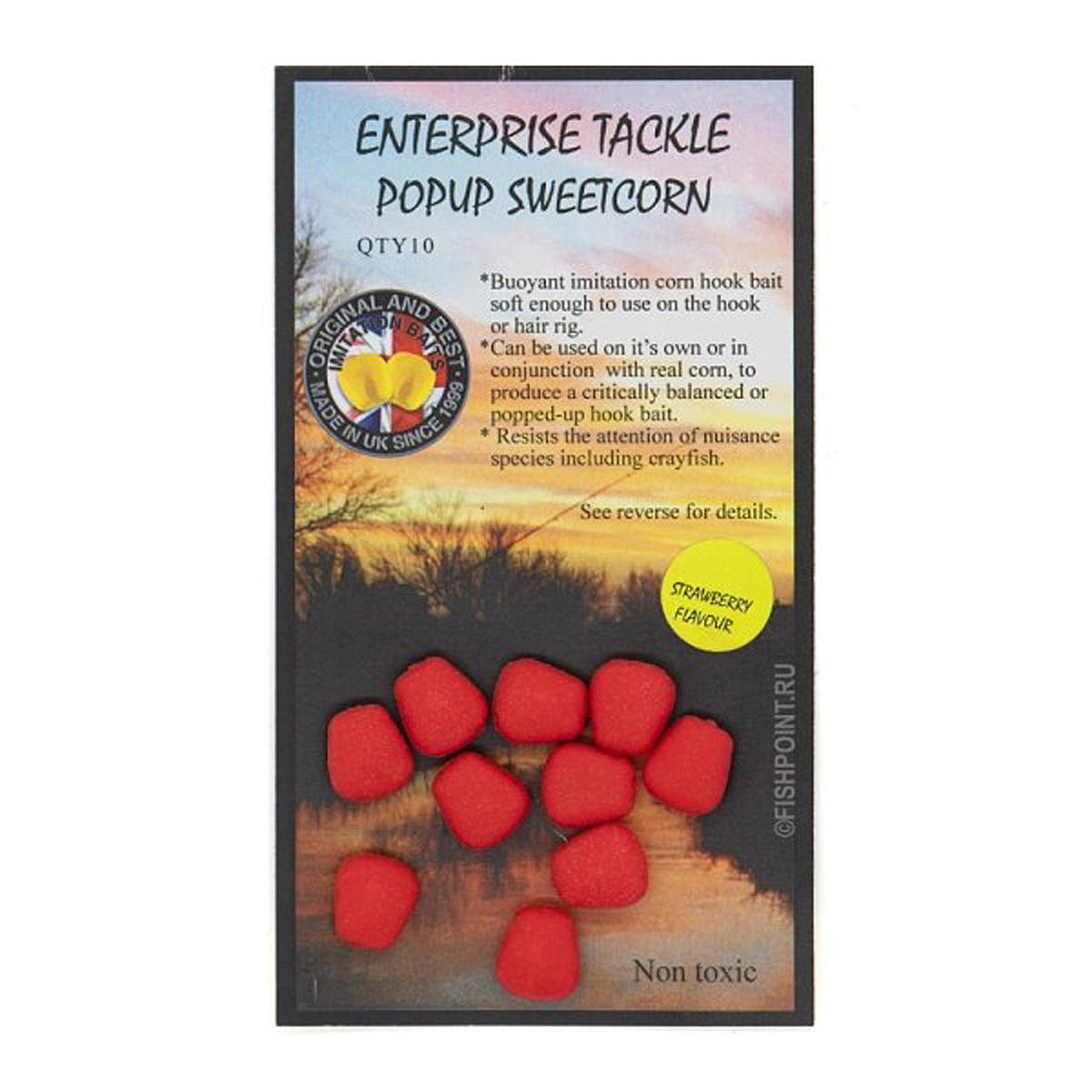 Штучна кукурудза Enterprise Tackle Pop-Up Fluoro Yellow фото 5