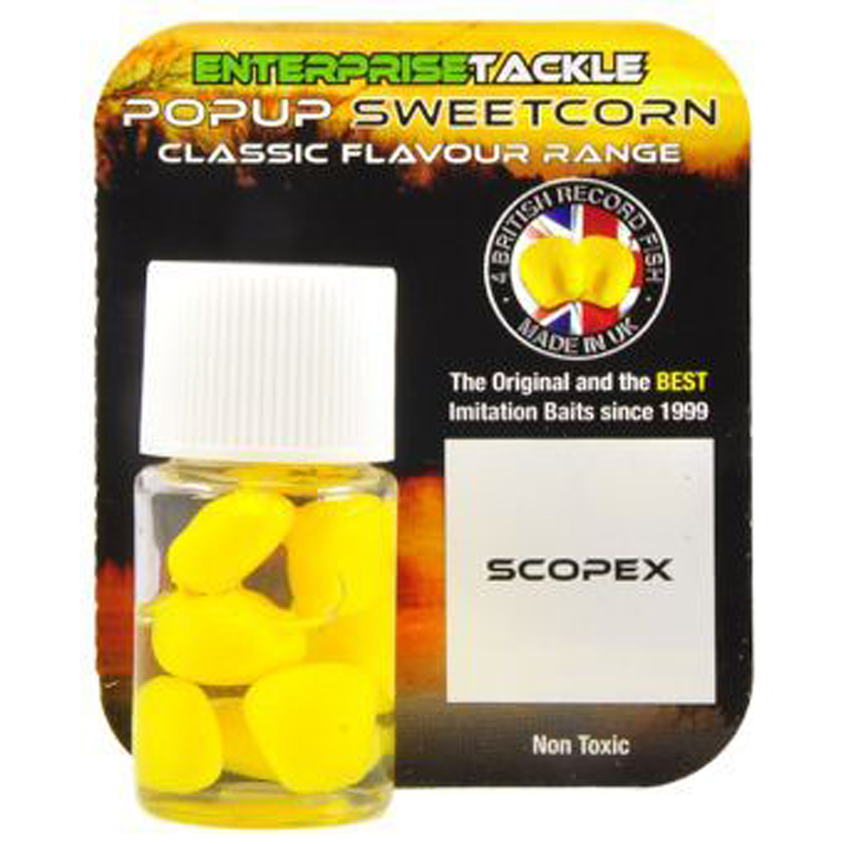Штучна кукурудза Enterprise Tackle Pop-Up Nutrabaits Scopex Yellow