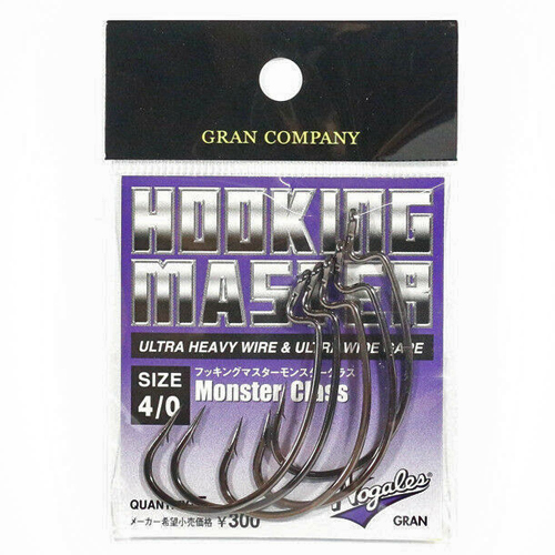 Крючок оффсетный Varivas Nogales Hooking Master Monster #4/0