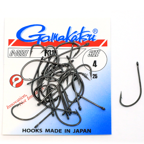 Гачки Gamakatsu F-314 N/L Black №12 12pc фото 2