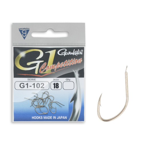 Крючки Gamakatsu G-1 Competition G1-102 Bronze №18 15pc