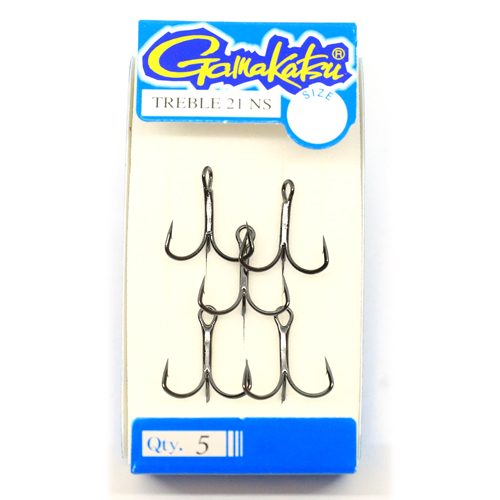 Тройник Gamakatsu Treble 21 NS EWG Black №10 5pc