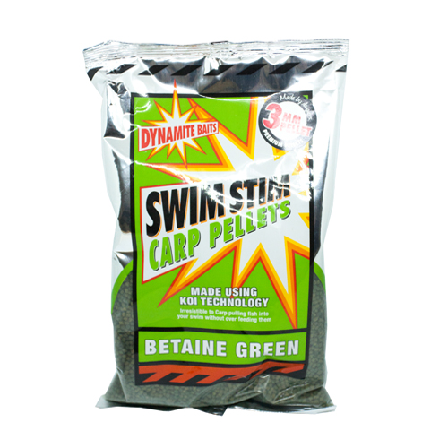Пеллетс Dynamite Baits Feed pellets - Swimstim Green 3mm 900g