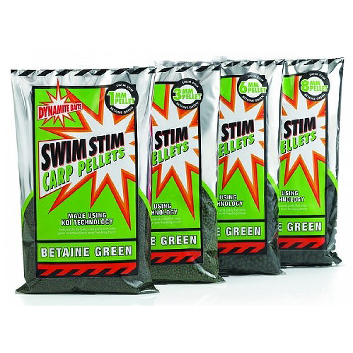Пеллетс Dynamite Baits Feed pellets - Swimstim Green 8mm 900g