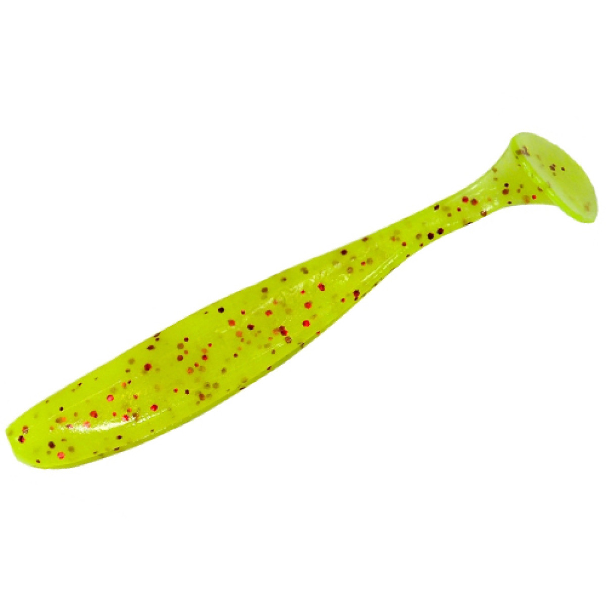 Силикон Keitech Easy Shiner 3.5" pal#01 Chartreuseredflake