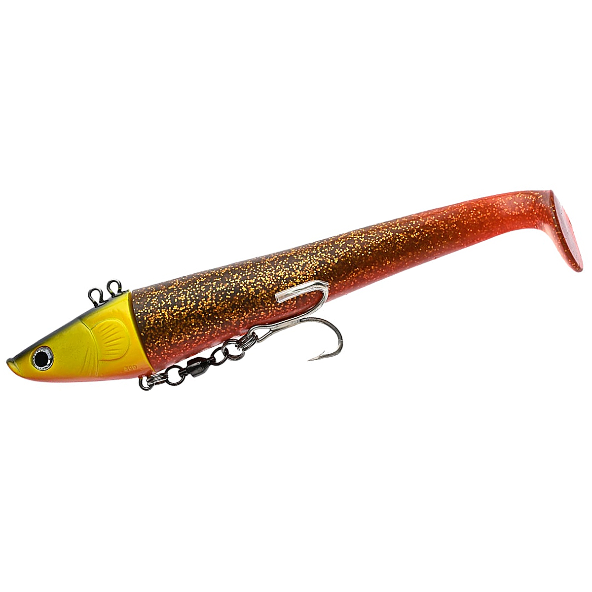 Джигголівка з силіконом Mullet Shad 150mm 250g #5