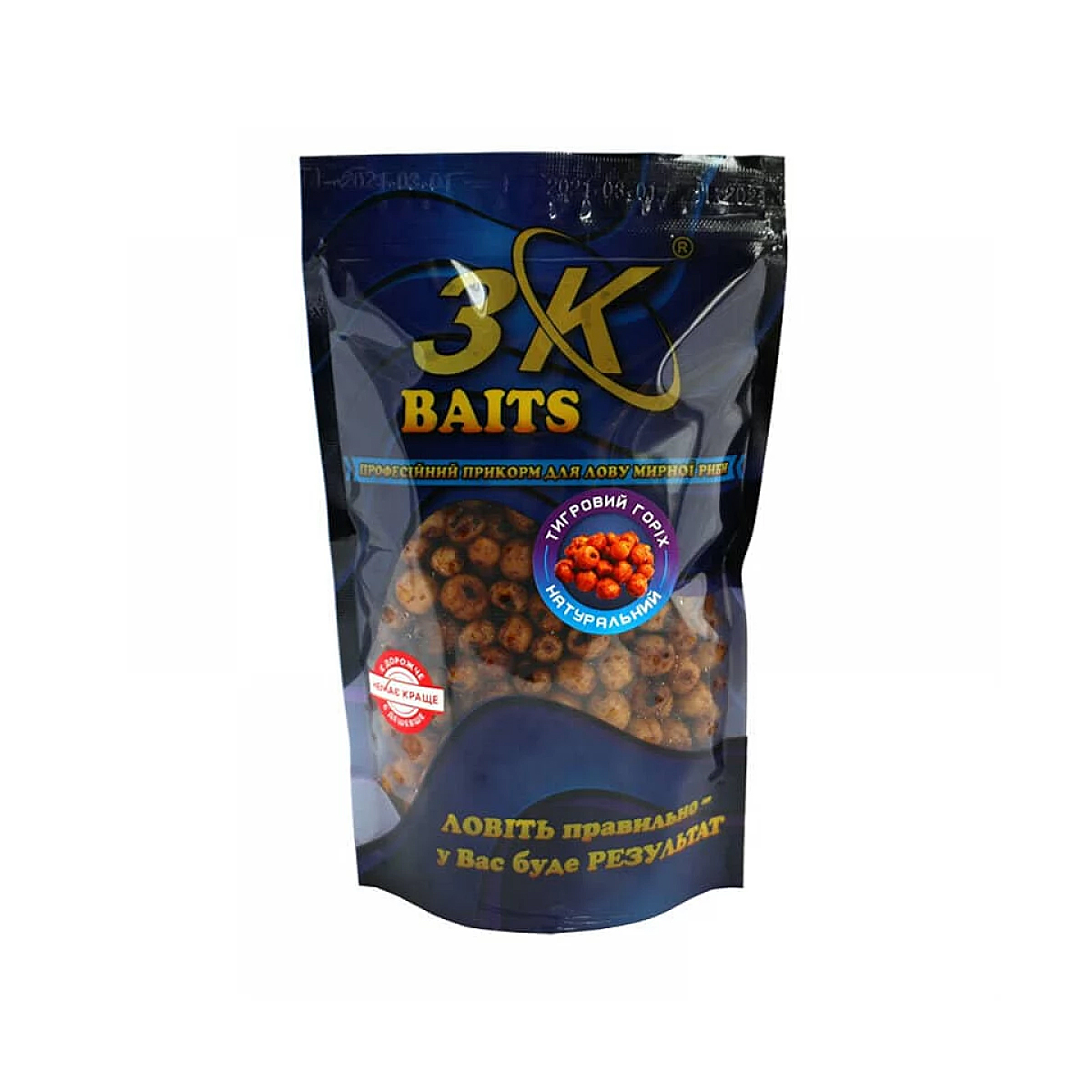 Прикормка 3KBaits Тигровый орех натуральный 400g