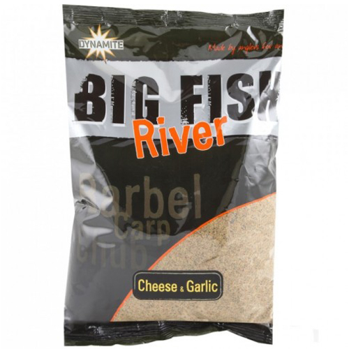 Прикормка Dynamite Baits Big Fish River Groundbait Cheese &Garlicl 5x 1.8g