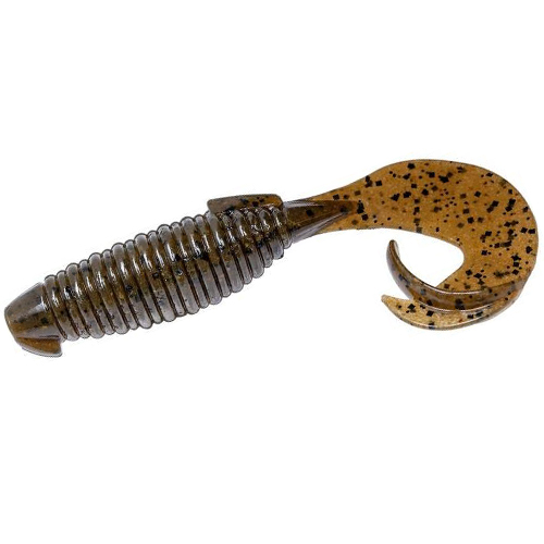 Силикон Keitech Flapper Grub 4" #101 Green Pumpkin PP.