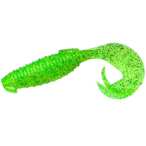 Силикон Keitech Flapper Grub 4" #424 Lime Chartreuse