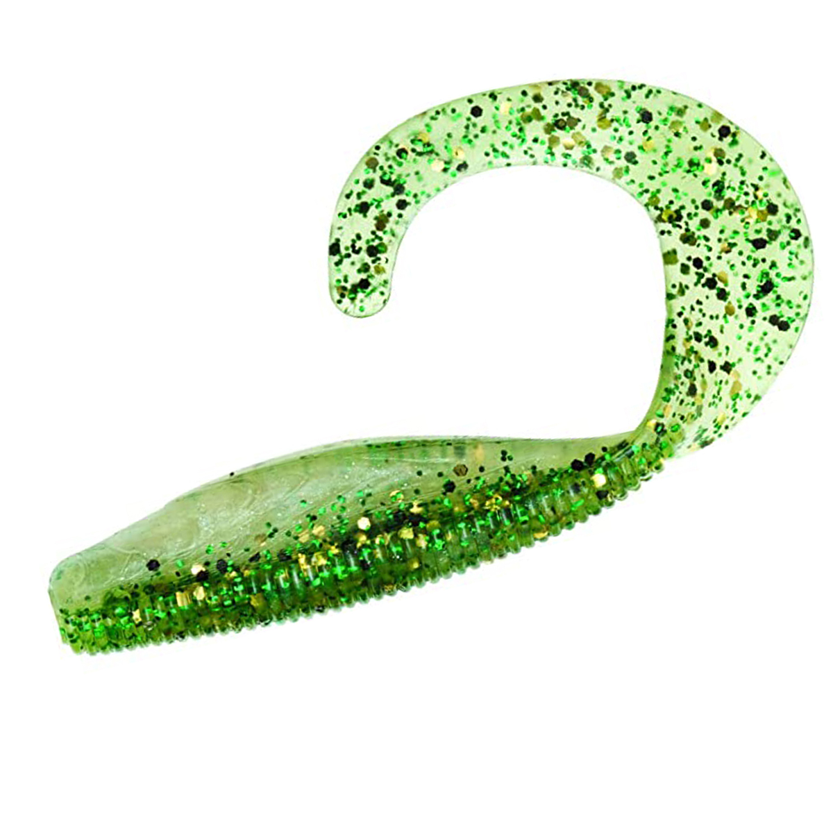 Плавающий силикон ZMAN Streakz Curly Tailz 4" 5pc #Hot Chartreuse фото 6