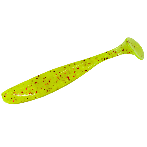Силикон Keitech Easy Shiner 5" pal#01 Chartreuseredflake