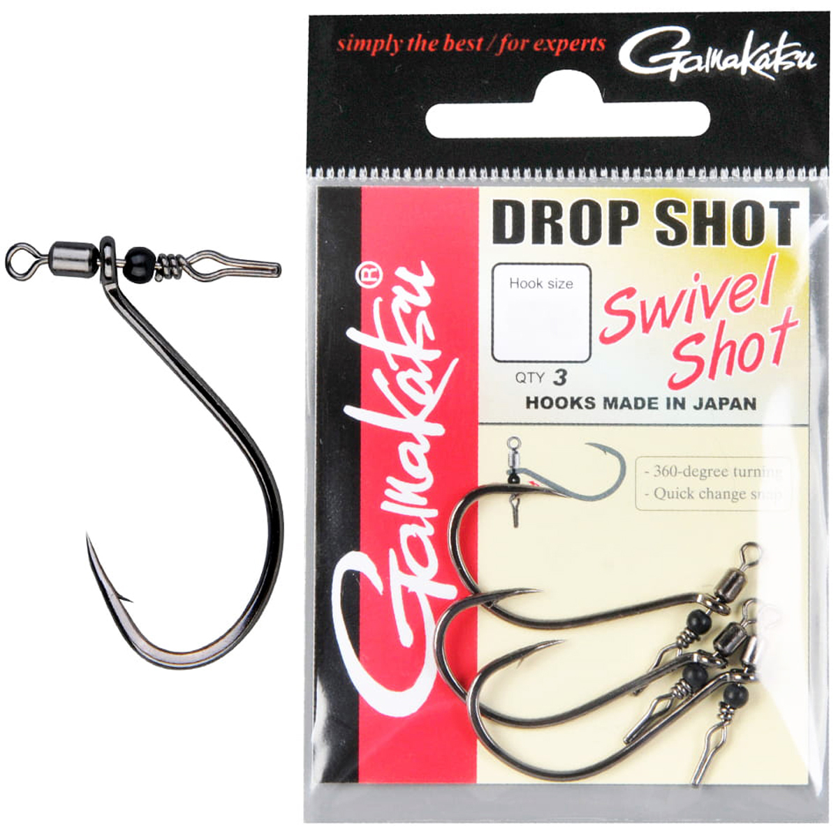 Крючки Gamakatsu Swivel Shot NSB №2 3pc