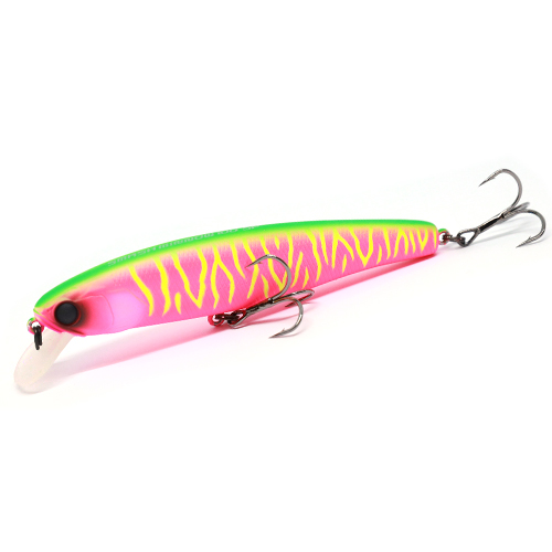 Воблер Jackall Smash Minnow 100SP 100mm 16.6g #Dragon Fruit Mat Tiger