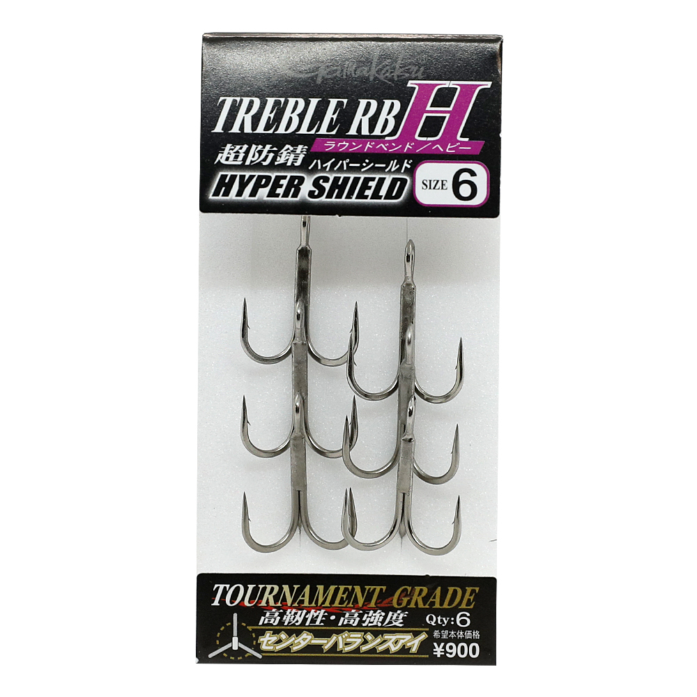 Трійник Gamakatsu Treble RB-H №6 6pcs