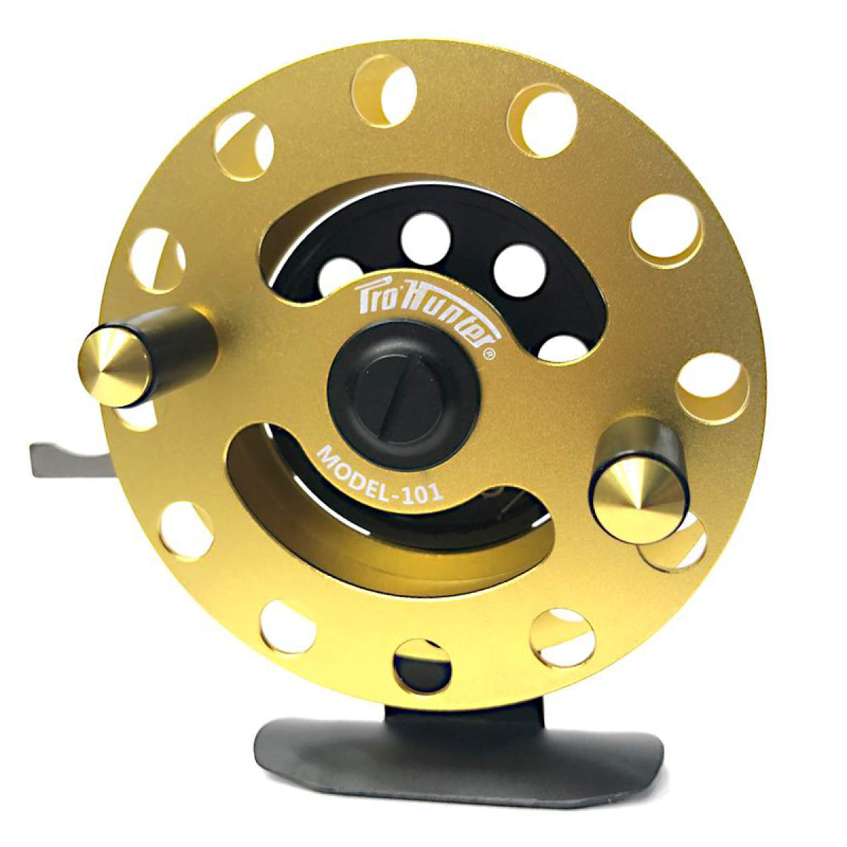 Котушка Pro-Hunter Ice Fishing Reel gold фото 2
