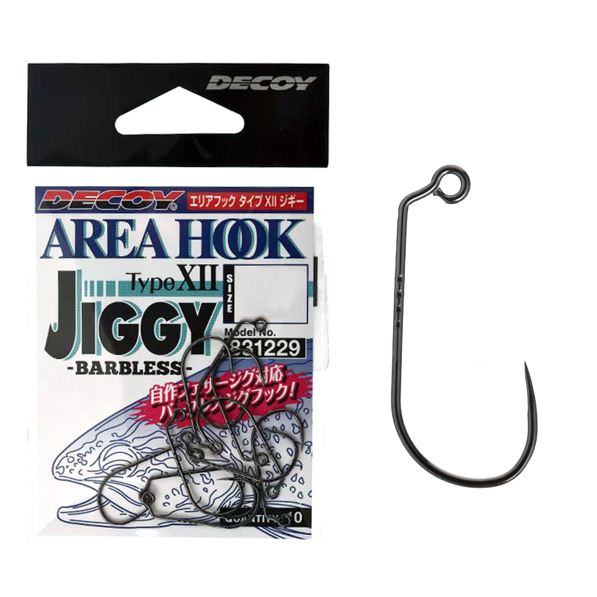 Гачок Decoy AH-12 Area Hook Jiggy #06 10pcs