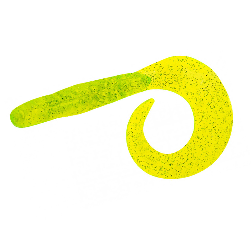 Силікон Fishing Drugs Snake Twist 2.5" #03 Chartreuse (8 шт.)