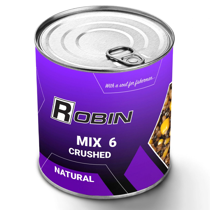 Зерновая смесь дробленная Robin MIX-6 900ml ж/б