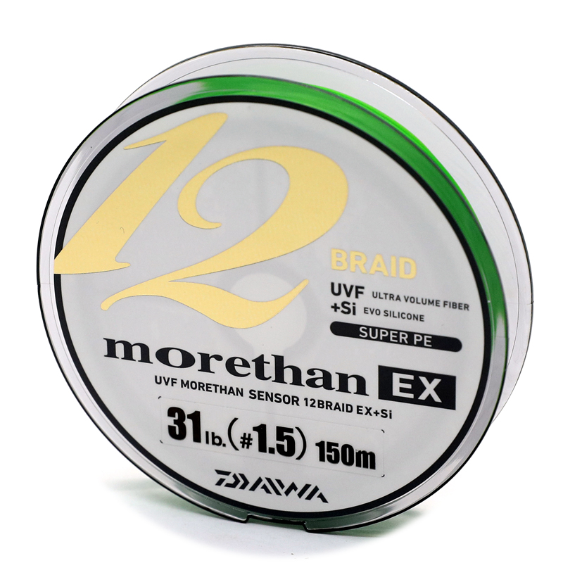 Шнур Daiwa UVF Morethan Sensor 12Braid Ex+Si 150m 13.9 0.205mm #1.5