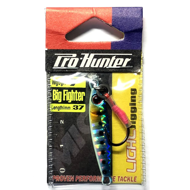 Пількер Pro-Hunter Big Fighter w/single assist hook 7g #01 фото 3