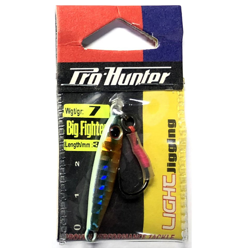 Пількер Pro-Hunter Big Fighter w/single assist hook 7g #01 фото 4