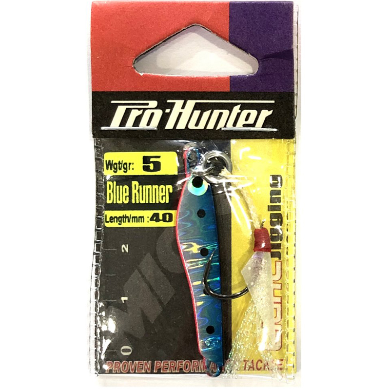 Пількер Pro-Hunter Blue Runer  w/single assist hook 5g #10 фото 4