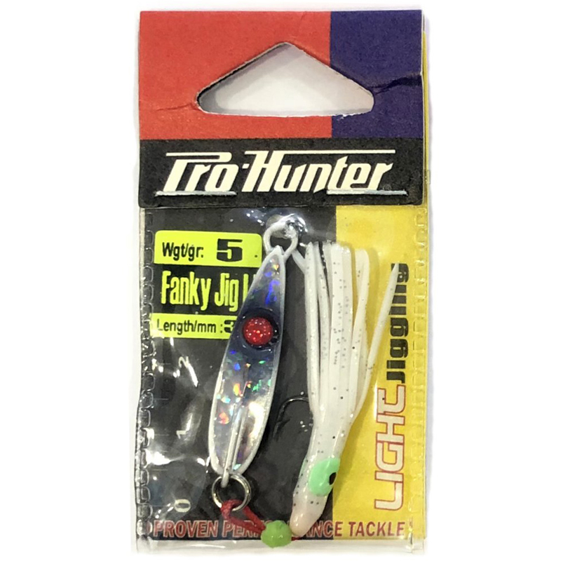 Пількер Pro-Hunter Fanky Jig II  w/skirt assist hook 5g #01 фото 2