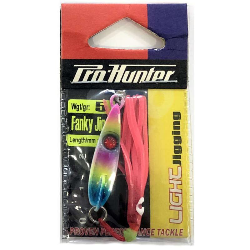 Пількер Pro-Hunter Fanky Jig II  w/skirt assist hook 5g #01 фото 5