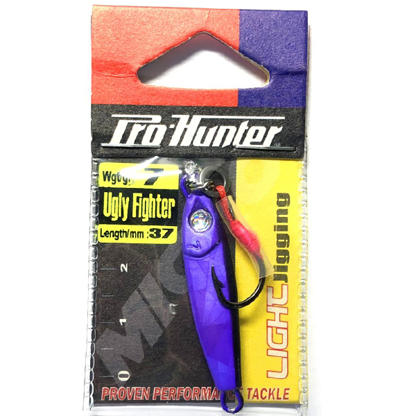 Пилькер Pro-Hunter Ugly Fighter w/single assist hook 7g #02 фото 6