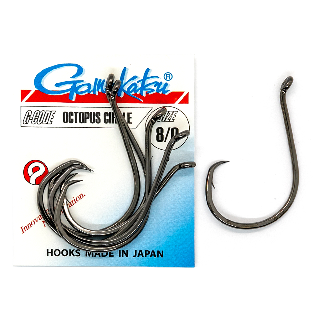 Крючок Gamakatsu Octopus Circle Black №8/0 6pc