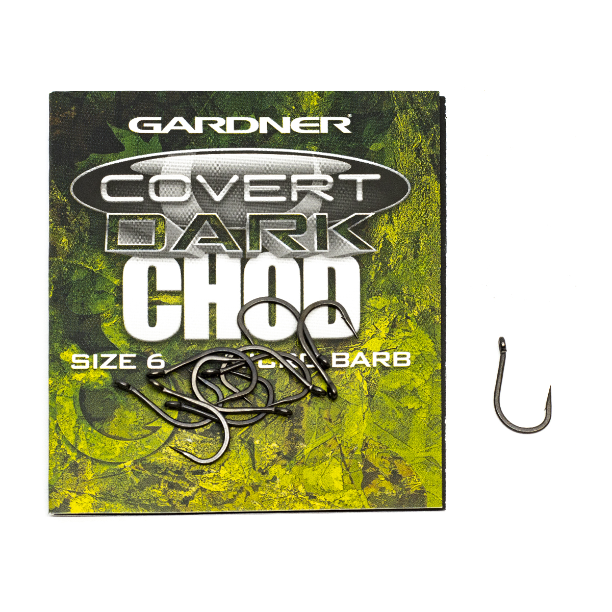 Гачки Gardner Covert Dark Chod Hooks Barbed №5 фото 2