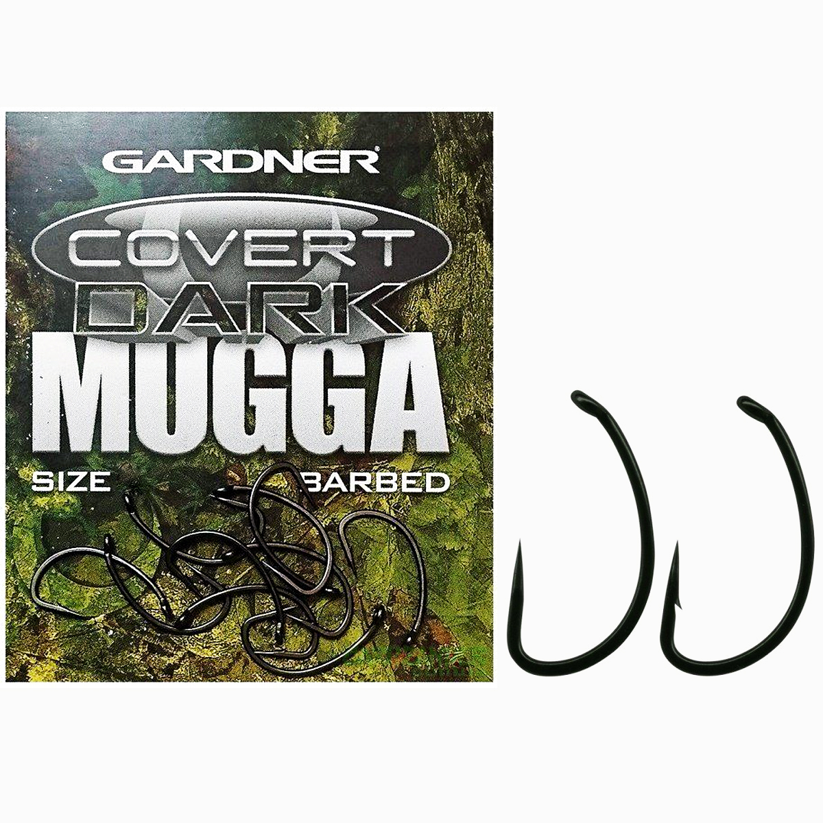 Гачки Covert Dark Mugga Hooks Barbed №6 New 20pc