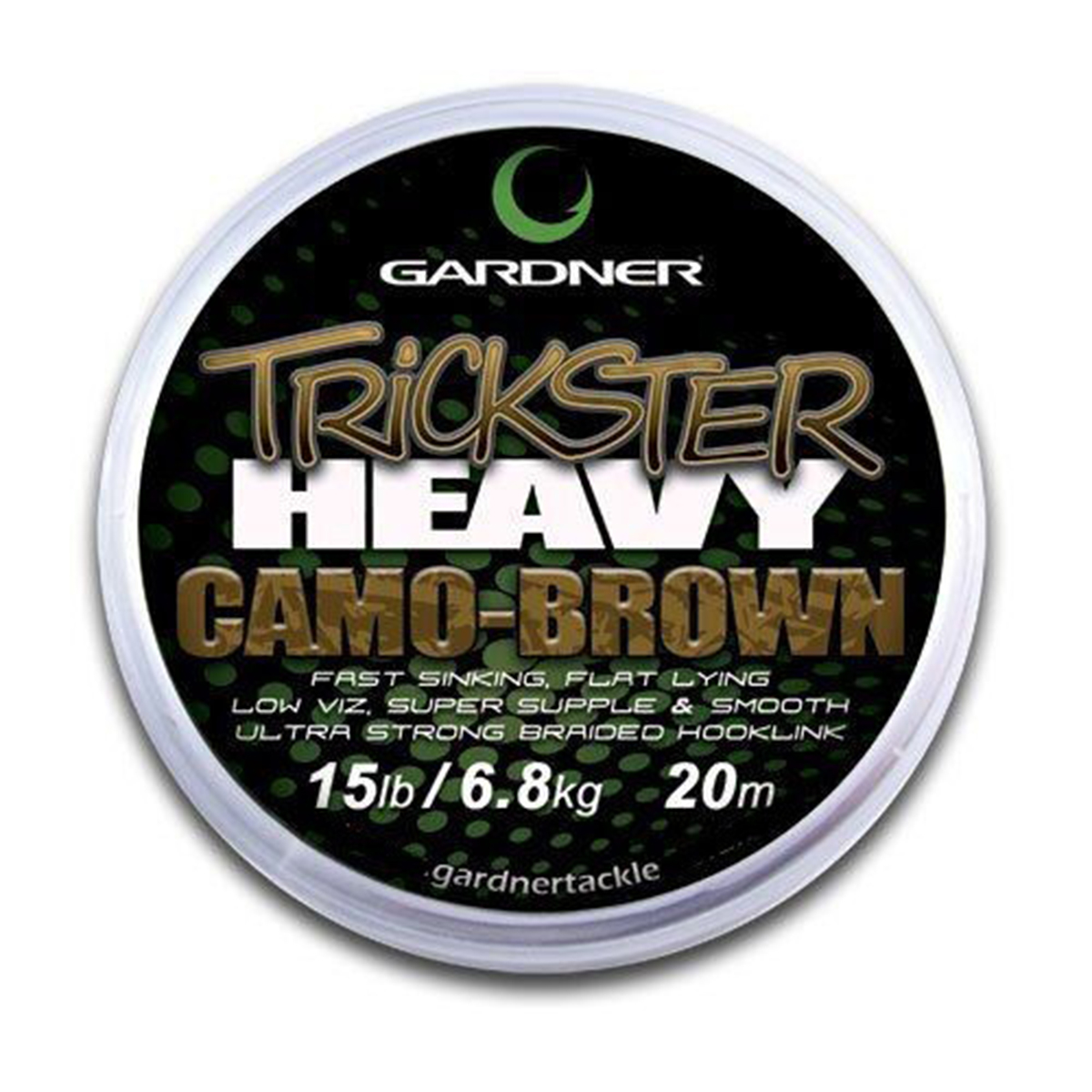 Повідцевий матеріал Gardner Trickster Heavy Camo 30Lb 13.3kg коричневий