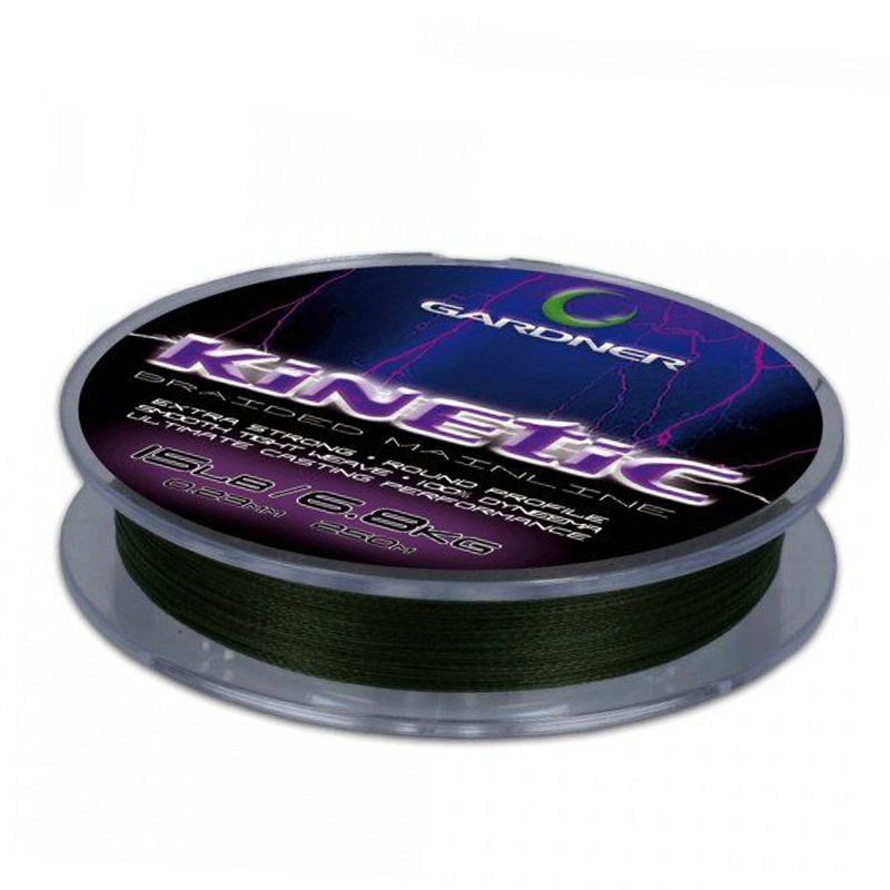 Шнур Gardner Kinetic Braided Mainline 20lb 9.1kg 0.27mm 250m фото 2