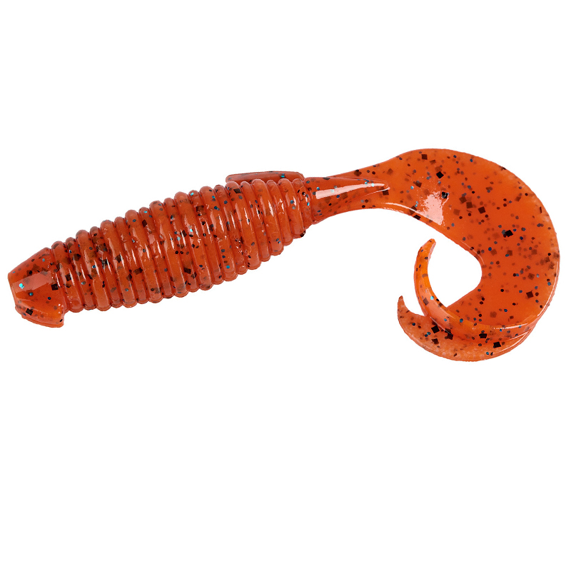 Силикон Keitech Flapper Grub 4" ea#13 Spicy Mustard/Blue